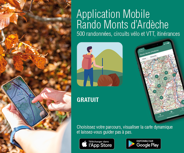 Appli Rando Monts d'Ardèche