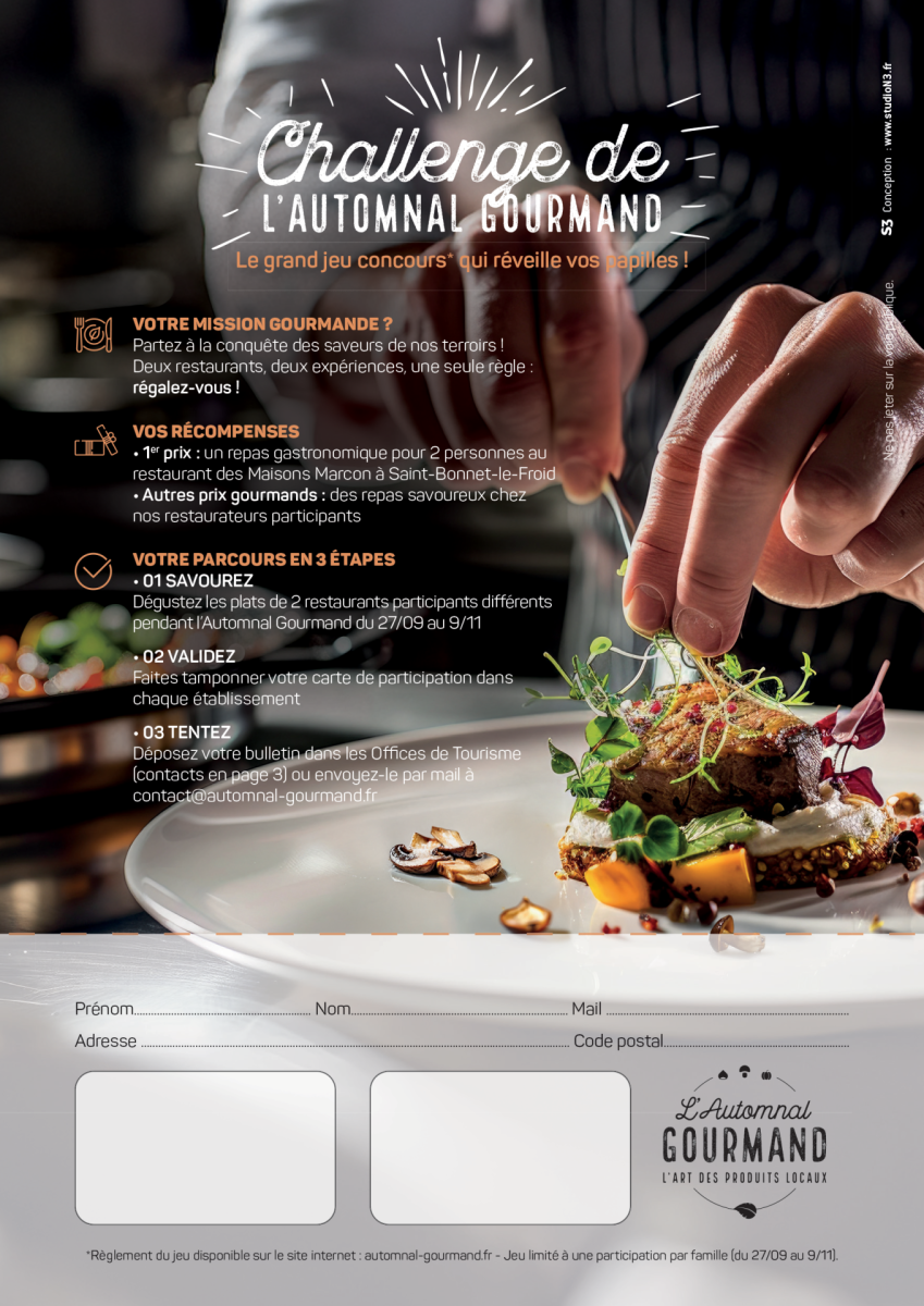 Jeu concours Automnal Gourmand