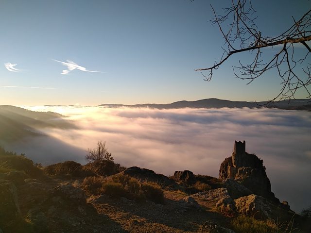 Mer de nuage à Rochebonne