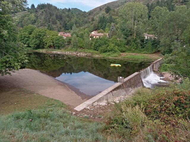 Vue du plan d’eau