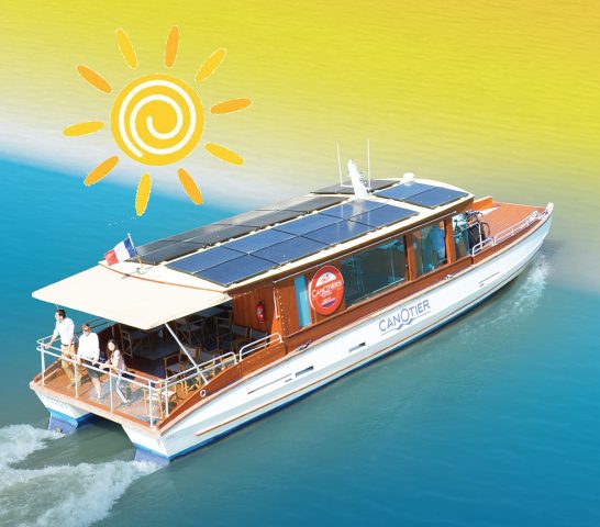 bateau électro-solaire