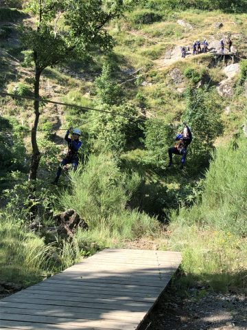 Tyrolienne Aérocanyon Base Canyon