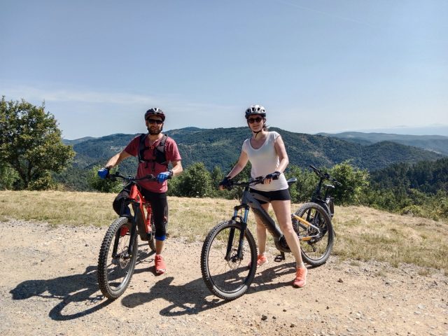 Balade à Vélo Électrique vus sur les Monts d’Ardèche