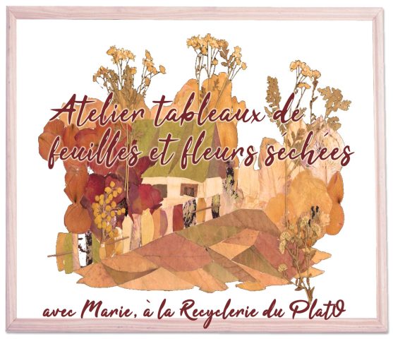 Atelier création de tableaux de fleurs et feuilles séchées