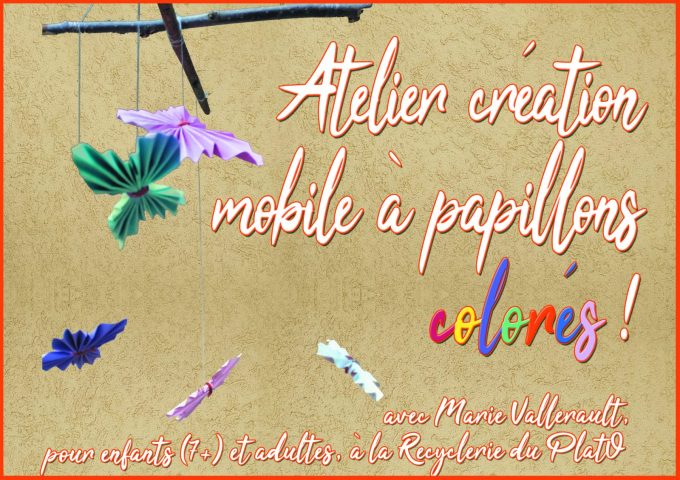 Atelier création de mobile à papillons