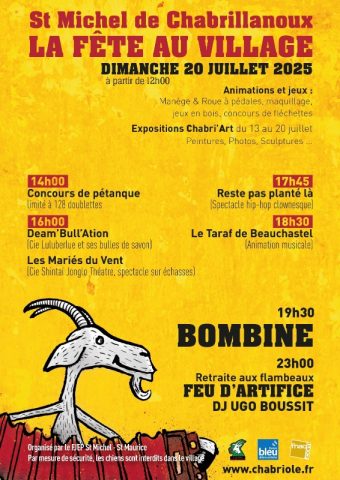 Festival de La Chabriole #48 – Fête du village_Saint-Michel-de-Chabrillanoux