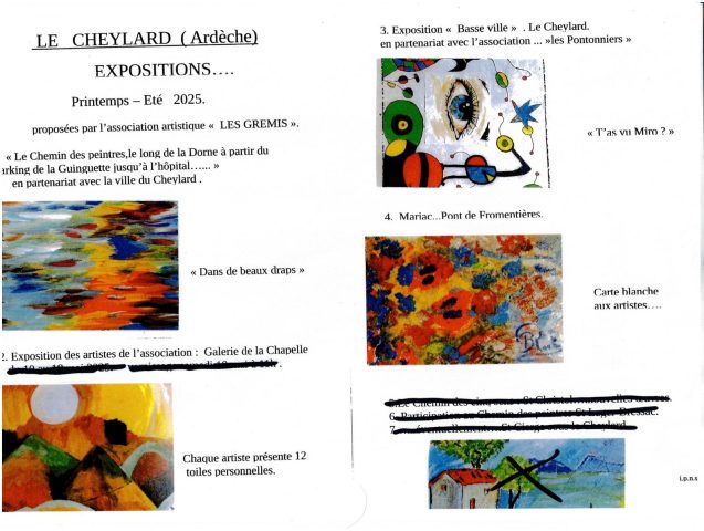 Affiche expositions