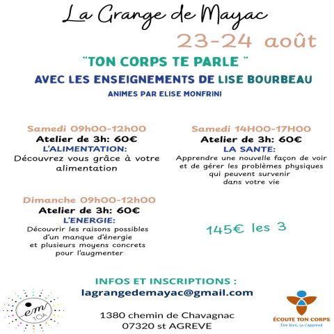 Affiche Office la Grange de Mayac  23- 24 Août