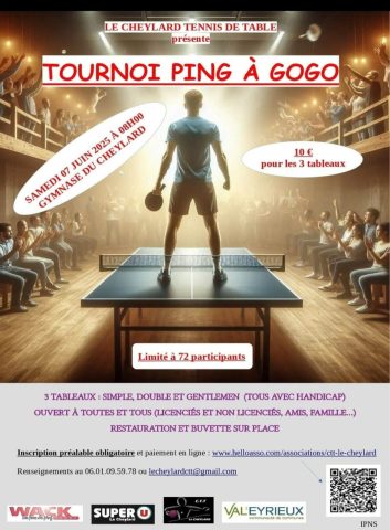 Tournoi Ping à Gogo