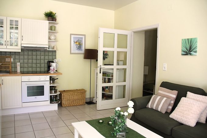 Coin salon et kitchenette