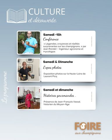 Foire des champignons -L’Automnal gourmand_Saint-Bonnet-le-Froid