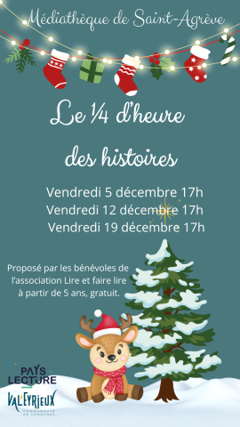 Le 1/4 d’heure des histoires