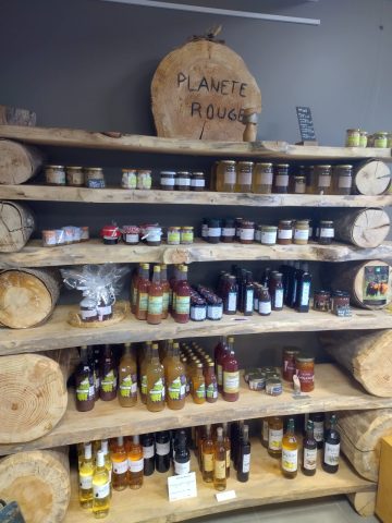 Vitrine produits locaux