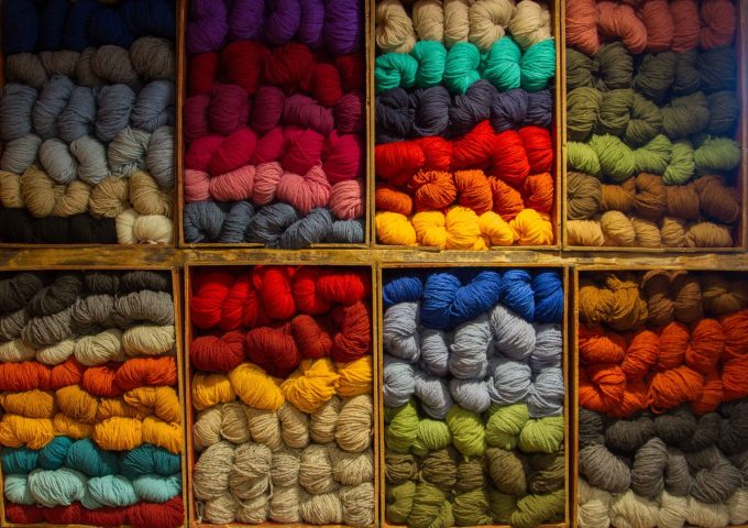 Fil à tricoter en laine