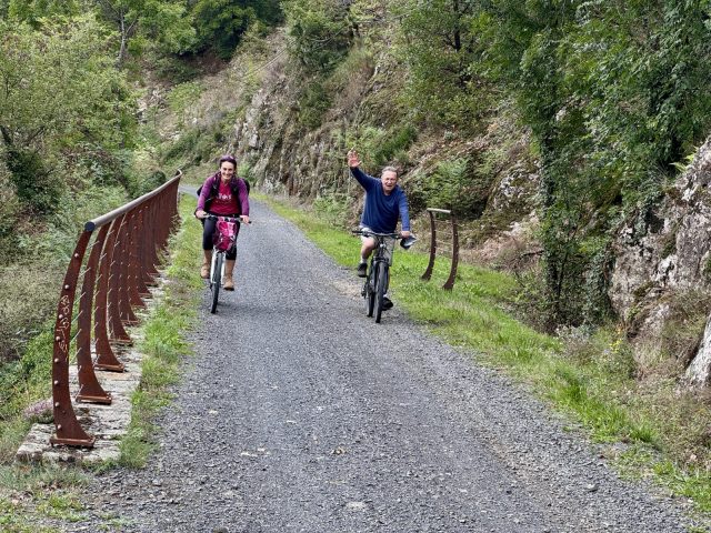 Vélo sur la Dolce Via