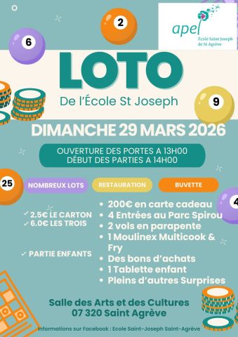 Loto école Saint-Joseph